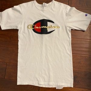 White Heavyweight Stitched Champion Shirt